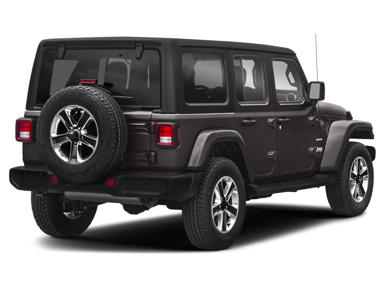 2019 Jeep Wrangler — rear three-quarter view