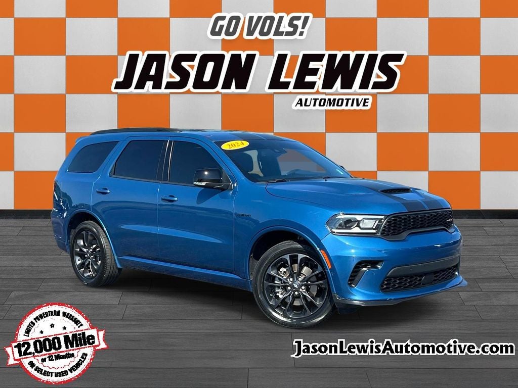 2024 Dodge Durango R/T Premium in Frostbite Pearlcoat — front three-quarter view