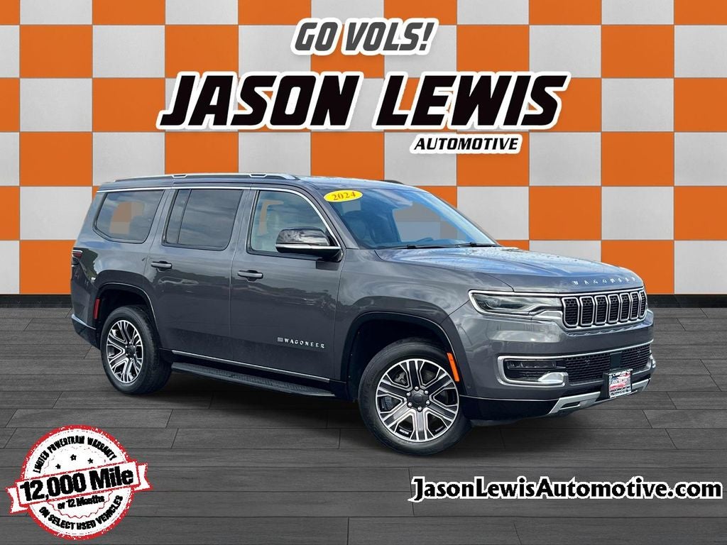 2024 Jeep Wagoneer Series II in Gray Metallic — front three-quarter view
