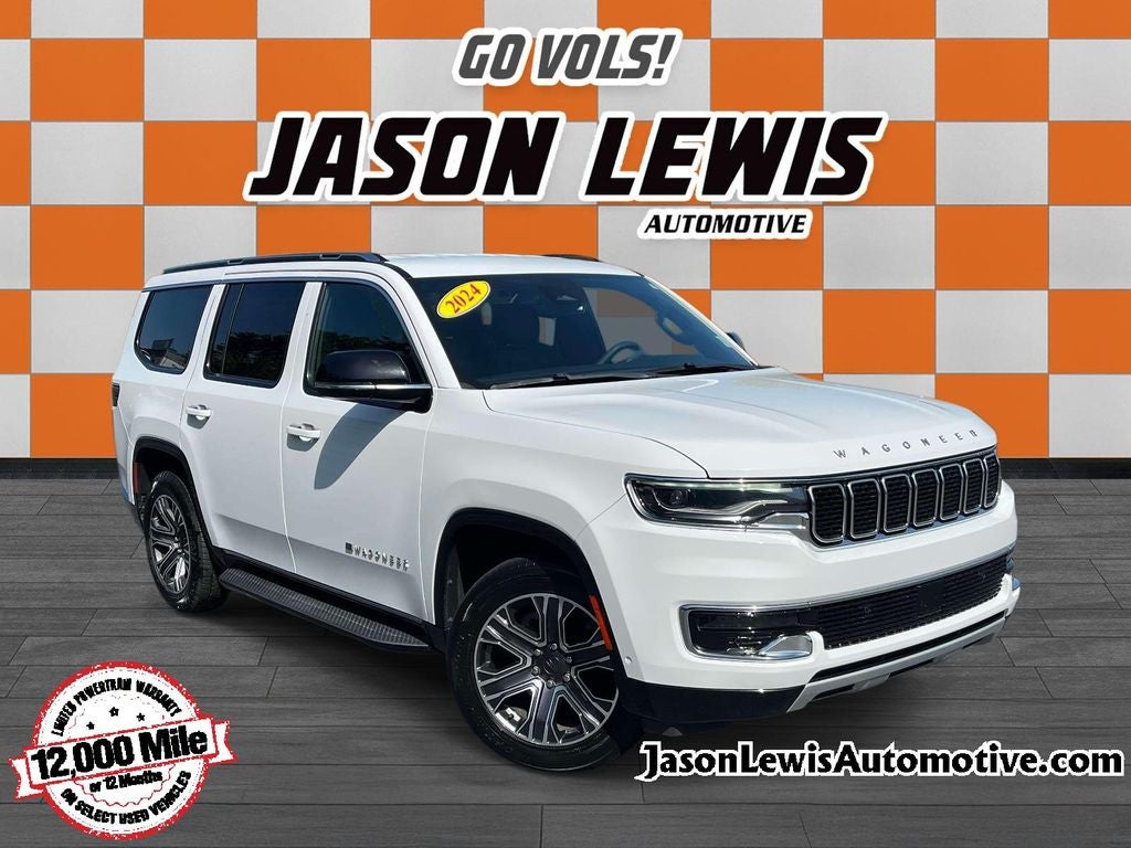 2024 Jeep Wagoneer Series II in Bright White Clearcoat — front three-quarter view