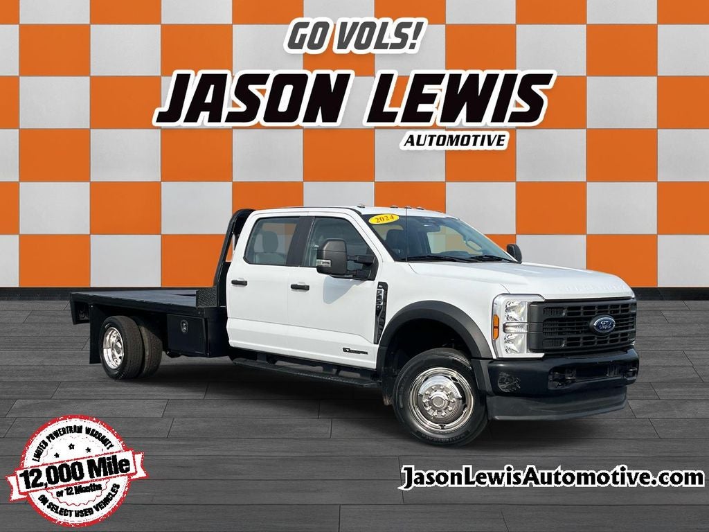 2024 Ford F-450SD XL DRW in Oxford White — front three-quarter view