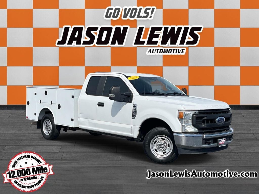2022 Ford F-250SD XL in Oxford White — front three-quarter view