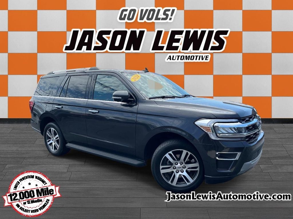 2024 Ford Expedition Limited in Gray Metallic — front three-quarter view
