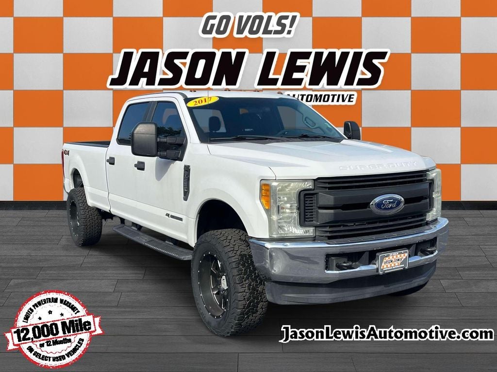 2017 Ford F-350SD XL in Oxford White — front three-quarter view
