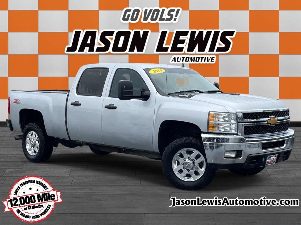 2014 Chevrolet Silverado 2500HD LT in Silver Ice Metallic — front three-quarter view