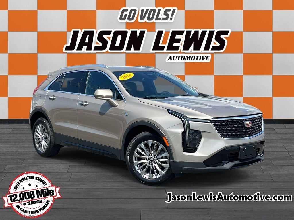 2024 Cadillac XT4 Premium Luxury in Latte Metallic — front three-quarter view