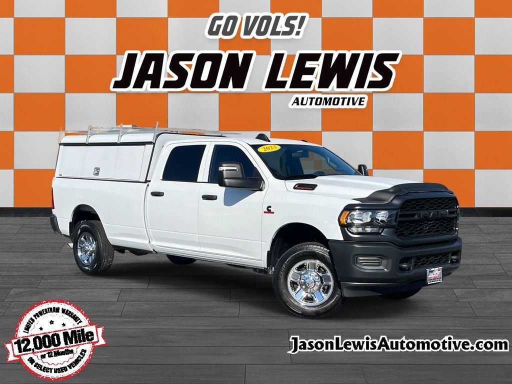 2023 RAM 3500 Tradesman in Bright White Clearcoat — front three-quarter view