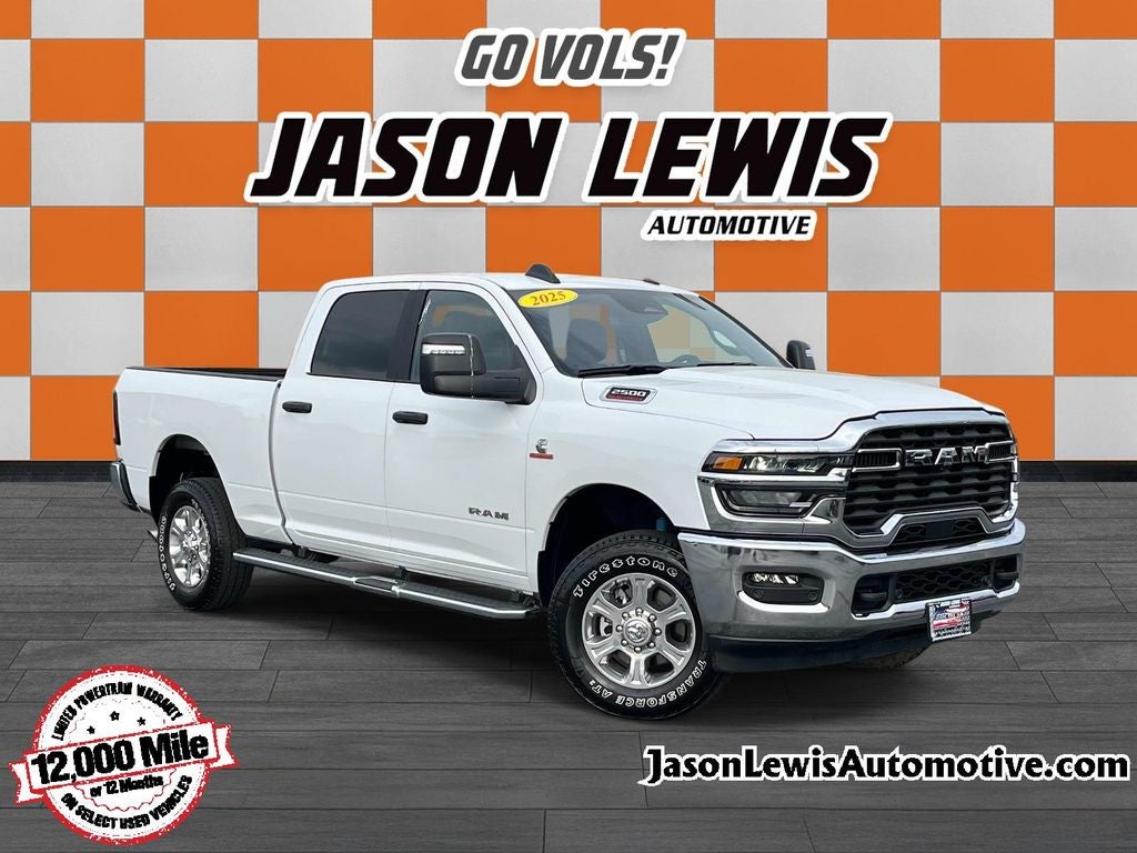 2025 RAM 2500 Big Horn in Bright White Clearcoat — front three-quarter view