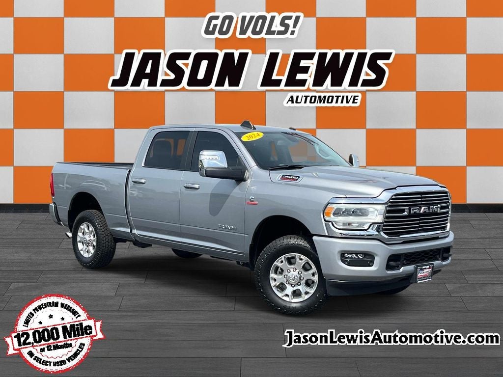 2024 RAM 2500 Laramie in Billet Silver Metallic — front three-quarter view