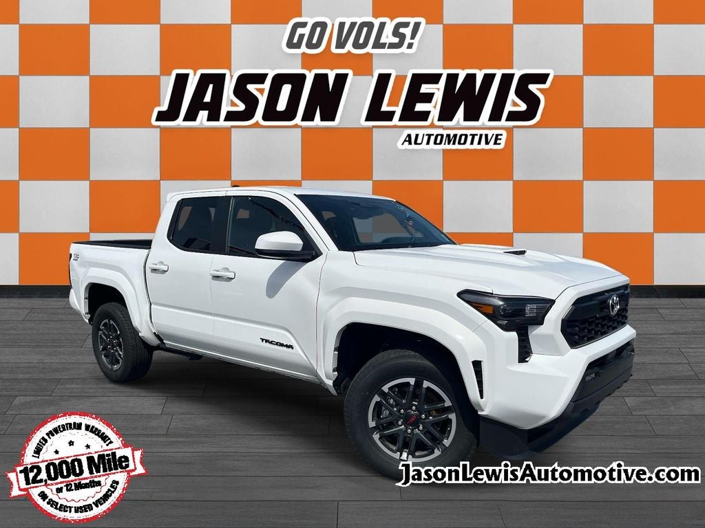 2025 Toyota Tacoma TRD Sport in Ice — front three-quarter view