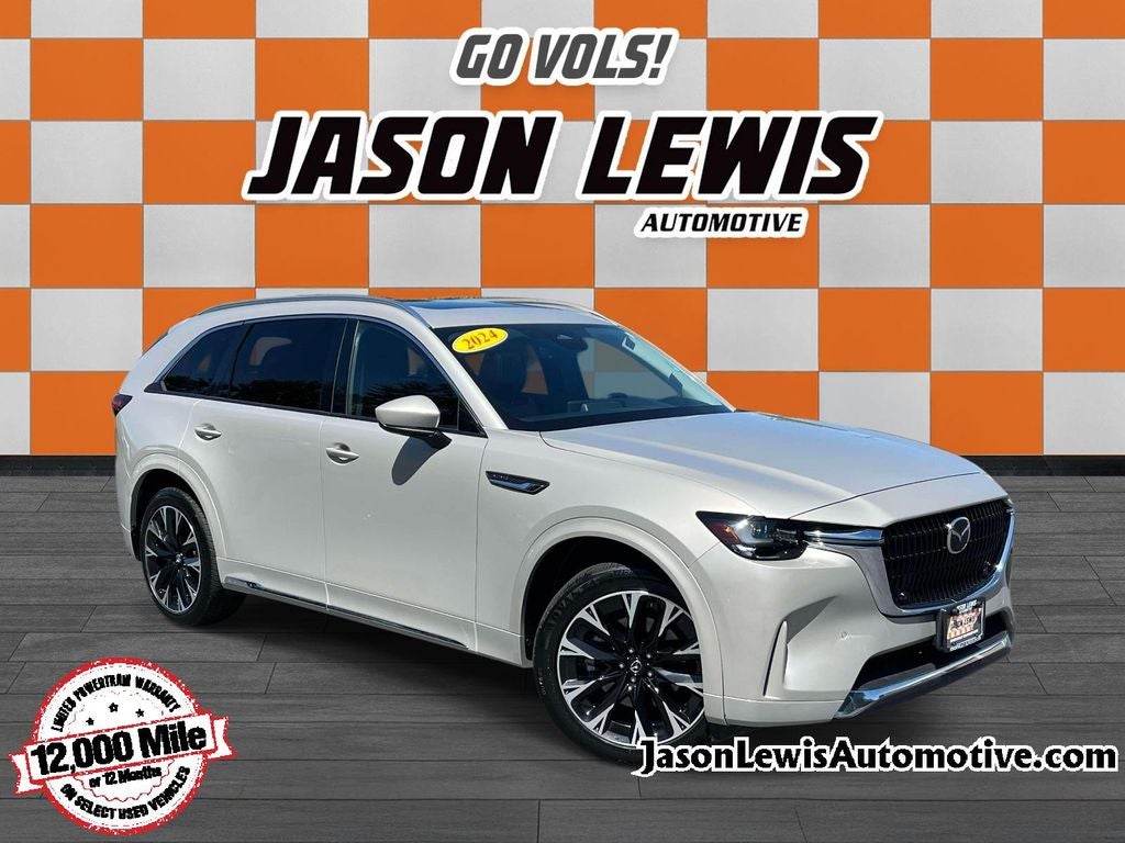 2024 Mazda Mazda CX-90 3.3 Turbo S in Platinum Quartz — front three-quarter view