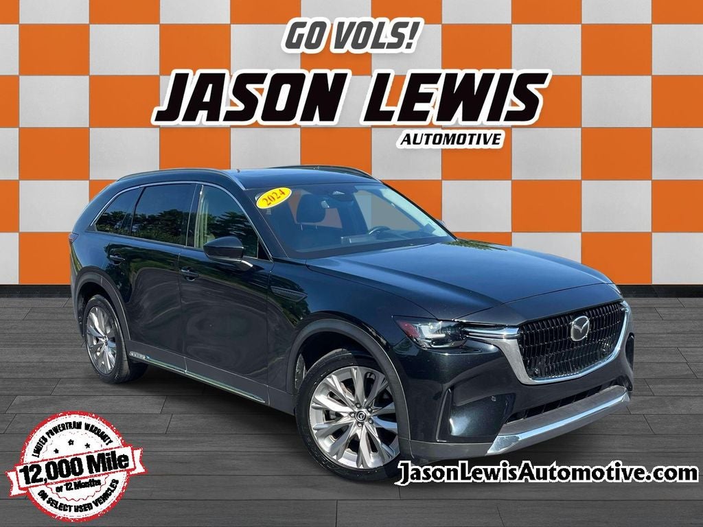 2024 Mazda Mazda CX-90 3.3 Turbo Premium in Jet Black — front three-quarter view