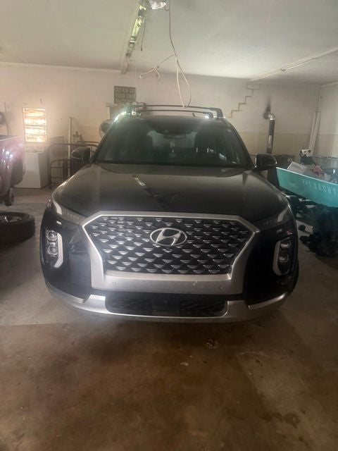 2021 Hyundai Palisade Calligraphy in Moonlight — front three-quarter view